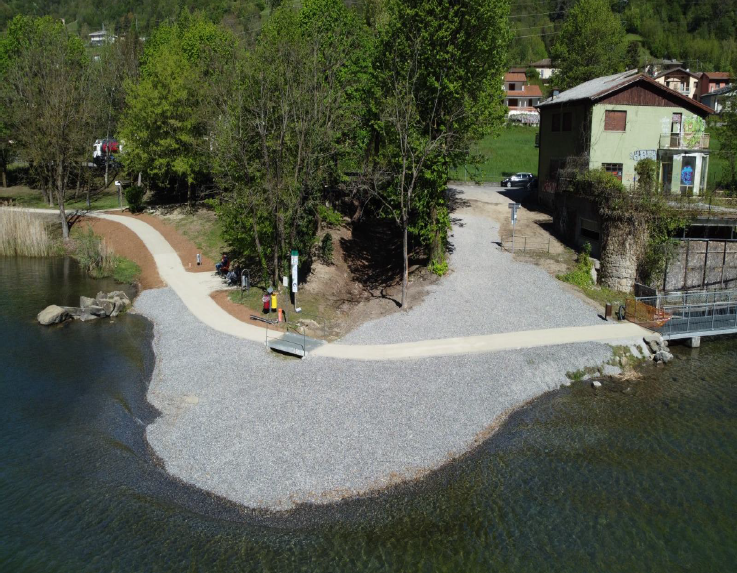 MIGLIORAMENTO ACCESSIBILITA' ALLA PASSEGGIATA PEDONALE IN COMUNE DI SPINONE AL LAGO