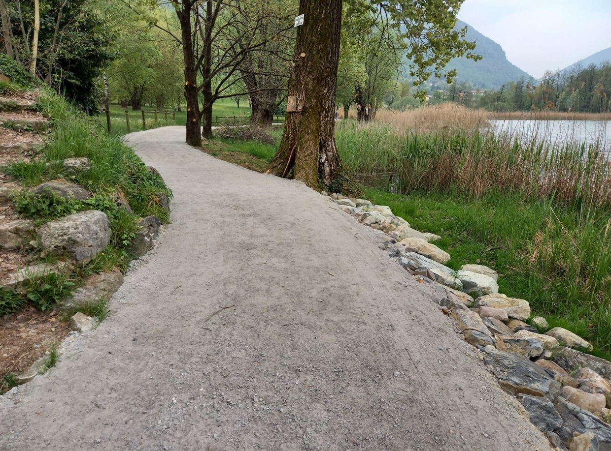 RIPRISTNO DEL PERCORSO A LAGO IN COMUNE DI MONASTEROLO DEL CASTELLO