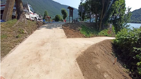 MANUTENZIONE STRAORDINARIA LUNGOLAGO IN COMUNE DI RANZANICO