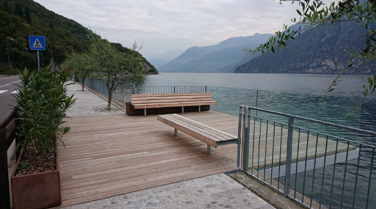 OPERE DI RIQUALIFICAZIONE LUNGOLAGO "PASSEGGIATA DEGLI ULIVI" II STRALCIO